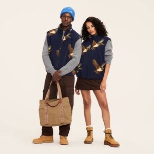 Woolrich x Target fleece duck vest Medium